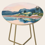 Pastel Lake Reflections Side Table Gallery Image 2