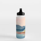 Pastel Lake Reflections Water Bottle Gallery Image 3