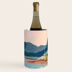 Pastel Lake Reflections Wine Chiller Gallery Image 2
