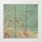 Candy Wheel Wood Wall Art Gallery Image 1