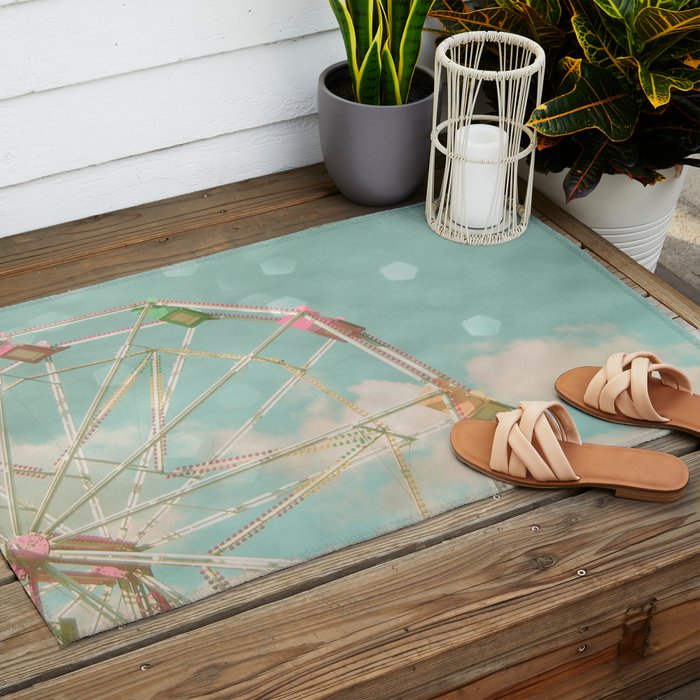 Candy Wheel Outdoor Rug Gallery Image 2
