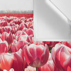 Tulip Field In Holland Floral Photo | Europe Travel Photography Red Flowers Spring Art Print Wall Tapestry Gallery Image 3