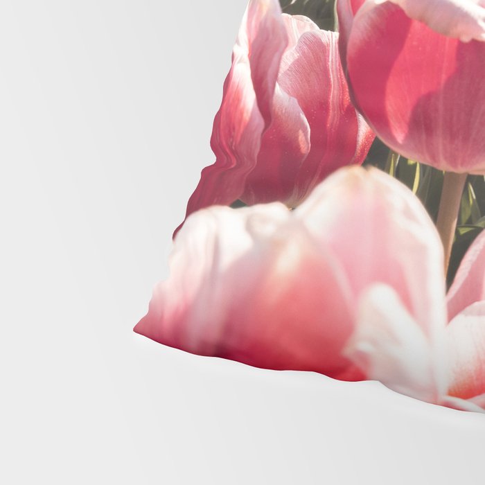 Tulip Field In Holland Floral Photo | Europe Travel Photography Red Flowers Spring Art Print Pillow Sham Gallery Image 4