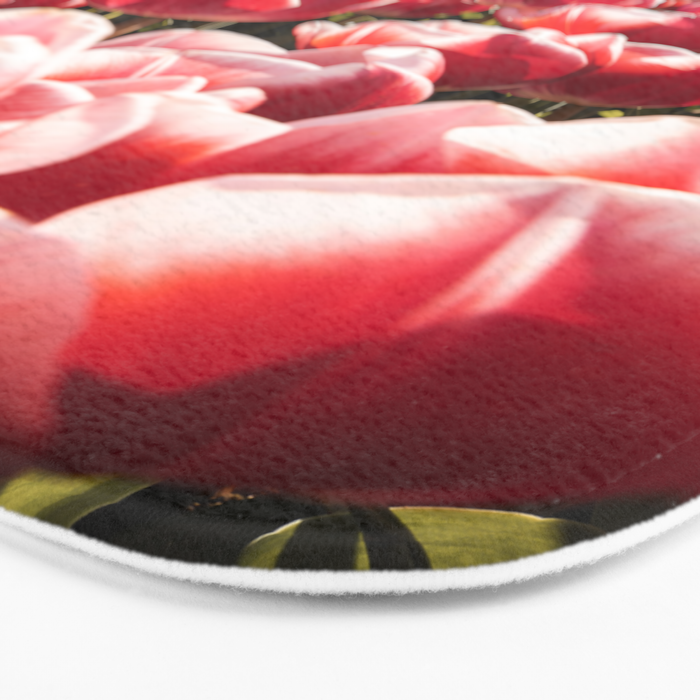 Tulip Field In Holland Floral Photo | Europe Travel Photography Red Flowers Spring Art Print Bath Mat Gallery Image 3