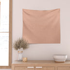 solid woven - peach Wall Tapestry Gallery Image 2