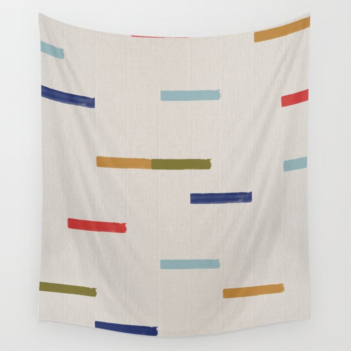Simple Paper Modernist Art No.2 Wall Tapestry Gallery Image 1