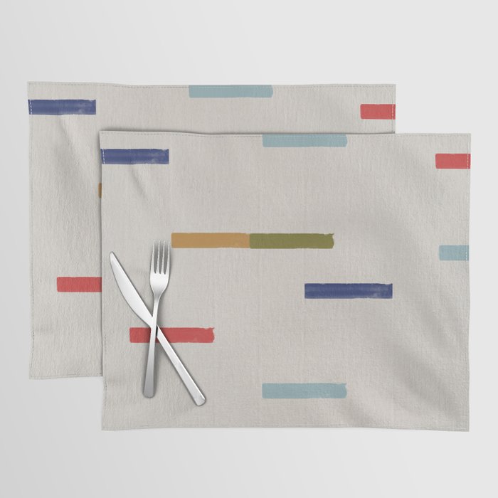Simple Paper Modernist Art No.2 Placemat Gallery Image 1