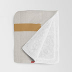 Simple Paper Modernist Art No.2 Throw Blanket Gallery Image 3