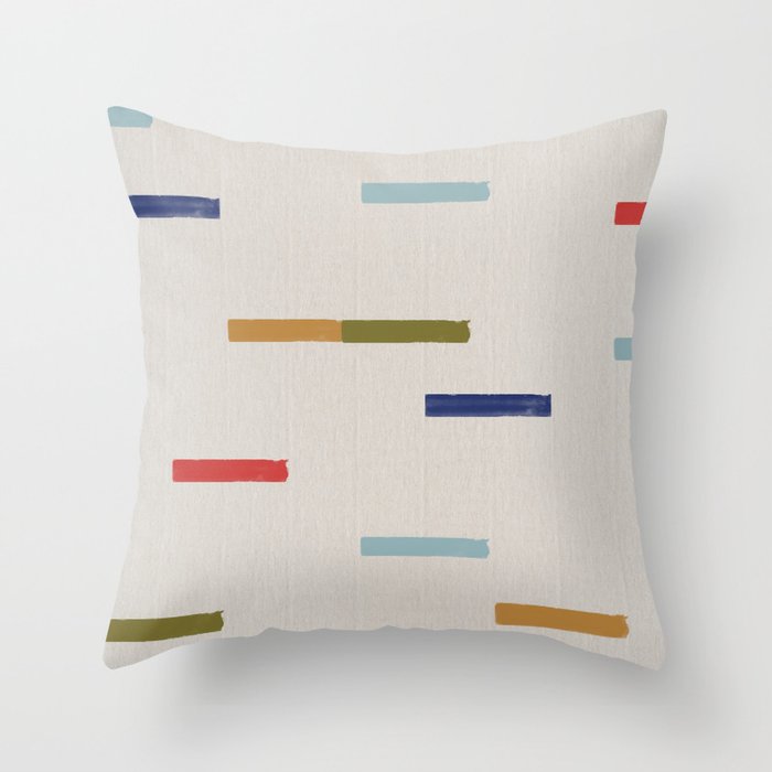 Simple Paper Modernist Art No.2 Throw Pillow Gallery Image 6