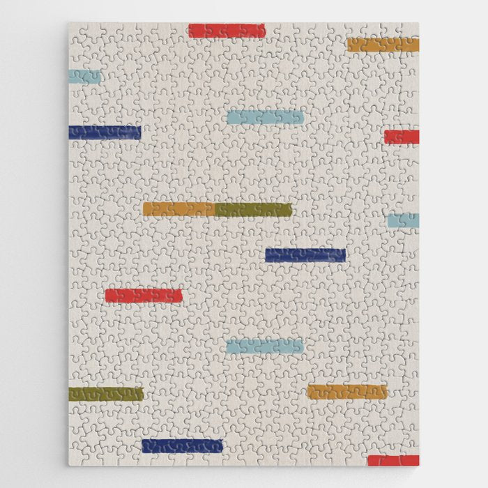 Simple Paper Modernist Art No.2 Jigsaw Puzzle Gallery Image 1