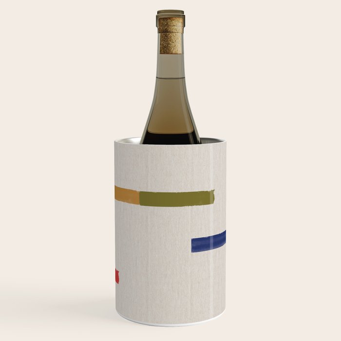 Simple Paper Modernist Art No.2 Wine Chiller Gallery Image 1