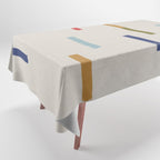 Simple Paper Modernist Art No.2 Tablecloth Gallery Image 1