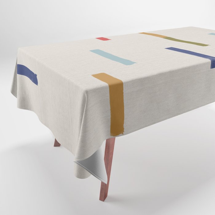 Simple Paper Modernist Art No.2 Tablecloth Gallery Image 1