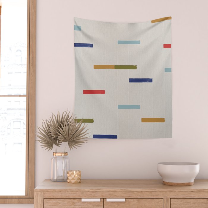 Simple Paper Modernist Art No.2 Wall Tapestry Gallery Image 2