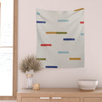 Simple Paper Modernist Art No.2 Wall Tapestry Gallery Image 2
