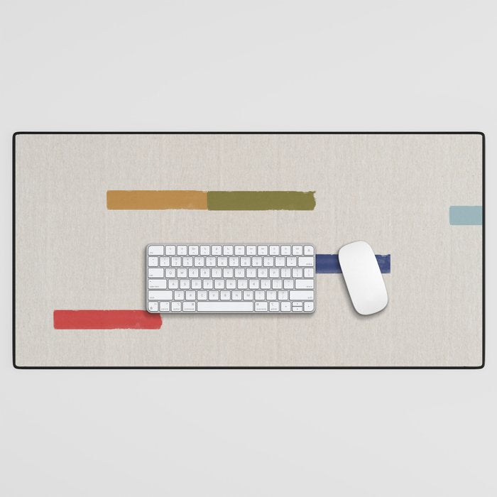 Simple Paper Modernist Art No.2 Desk Mat Gallery Image 1