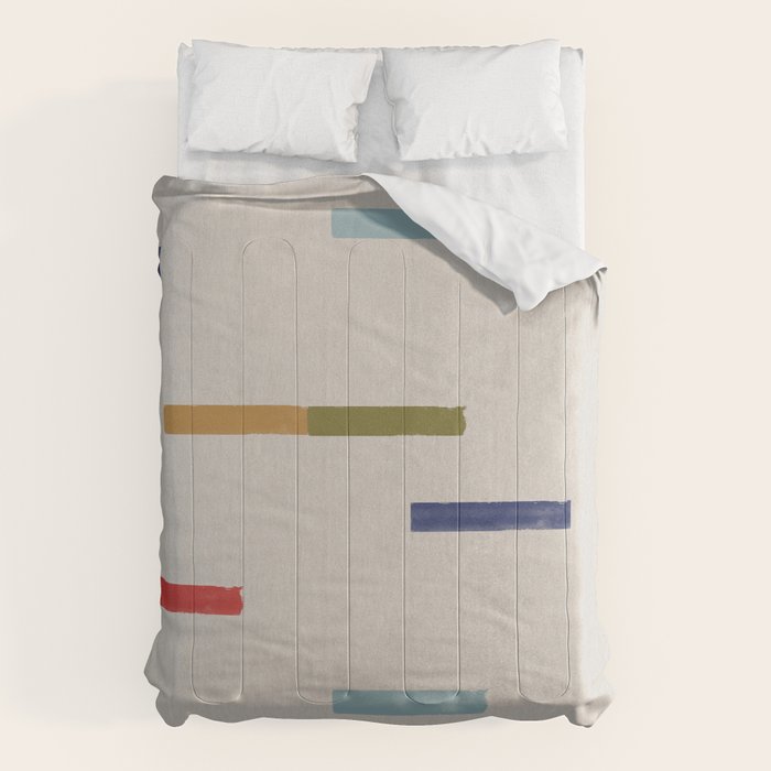 Simple Paper Modernist Art No.2 Comforter Gallery Image 6