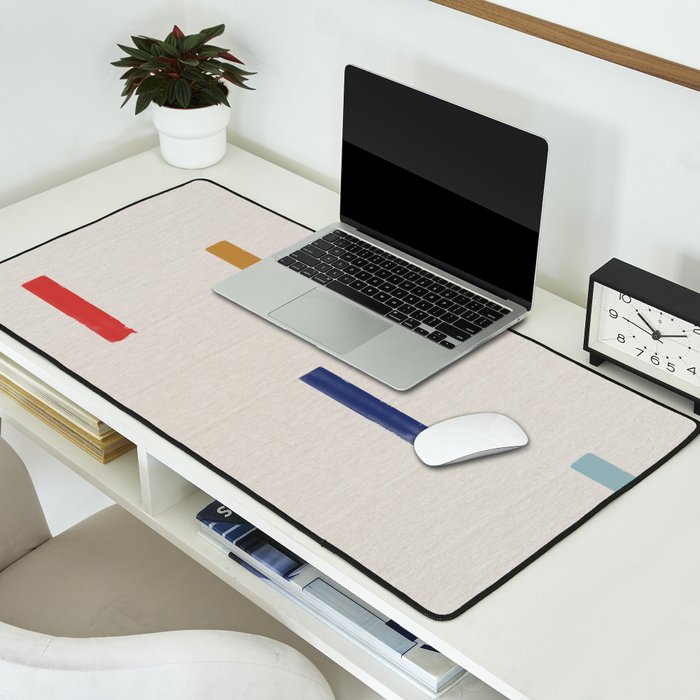 Simple Paper Modernist Art No.2 Desk Mat Gallery Image 2