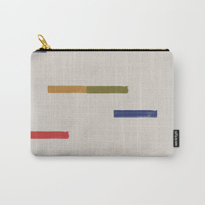 Simple Paper Modernist Art No.2 Carry All Pouch Gallery Image 1