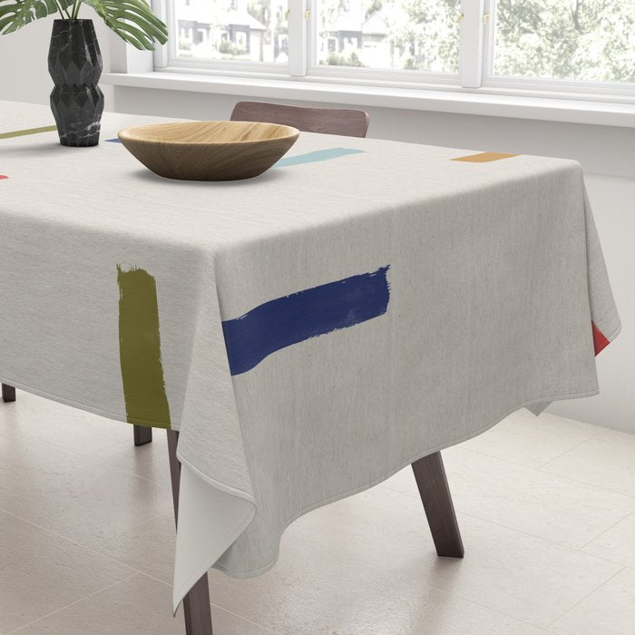 Simple Paper Modernist Art No.2 Tablecloth Gallery Image 3