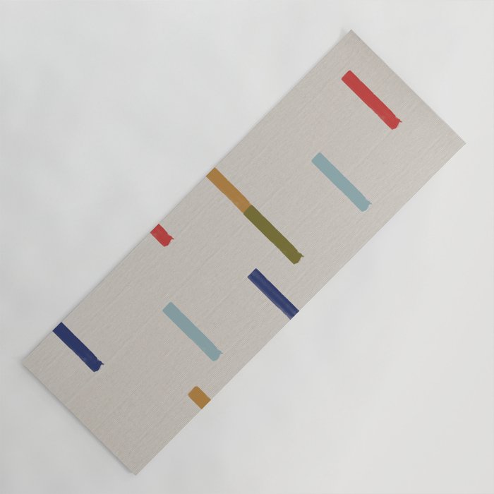 Simple Paper Modernist Art No.2 Yoga Mat Gallery Image 1