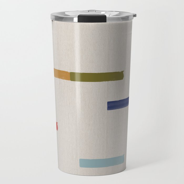 Simple Paper Modernist Art No.2 Travel Mug Gallery Image 1