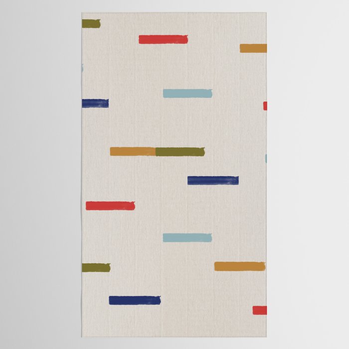Simple Paper Modernist Art No.2 Tablecloth Gallery Image 2