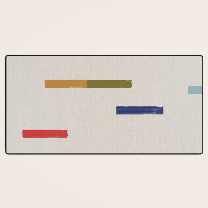 Simple Paper Modernist Art No.2 Desk Mat Gallery Image 3