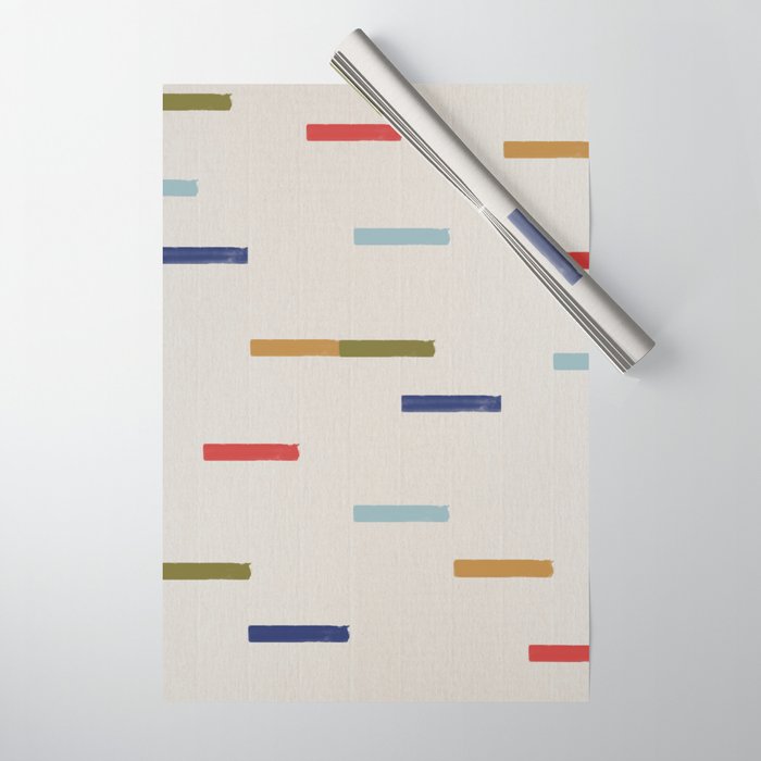 Simple Paper Modernist Art No.2 Wrapping Paper Gallery Image 1
