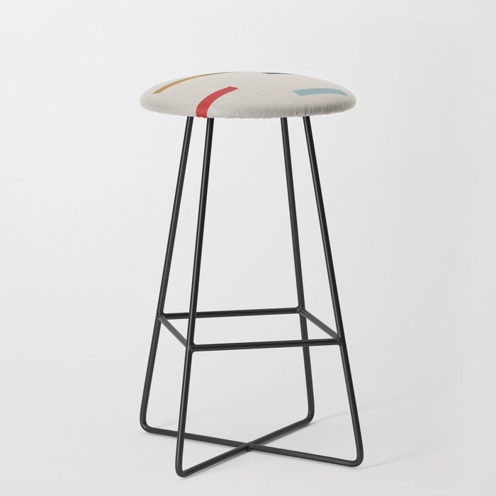 Simple Paper Modernist Art No.2 Stool Gallery Image 1