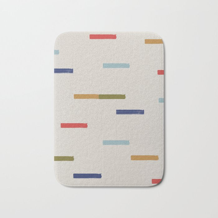 Simple Paper Modernist Art No.2 Bath Mat Gallery Image 1