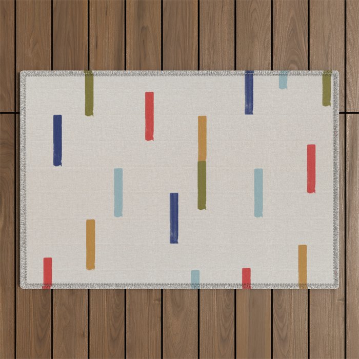Simple Paper Modernist Art No.2 Outdoor Rug Gallery Image 1