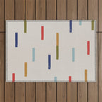 Simple Paper Modernist Art No.2 Outdoor Rug Gallery Image 1