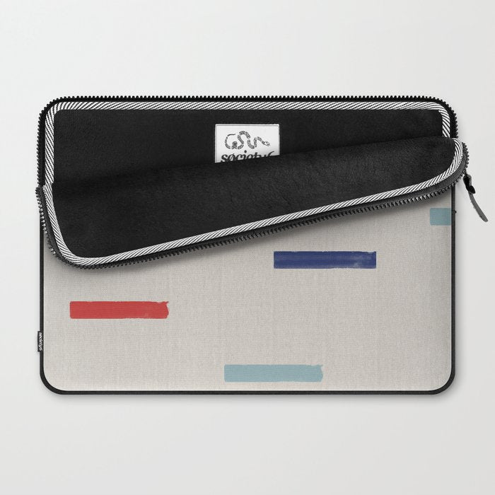 Simple Paper Modernist Art No.2 Laptop Sleeve Gallery Image 2