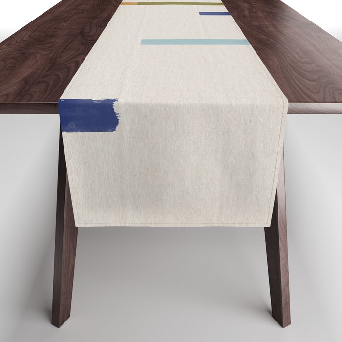 Simple Paper Modernist Art No.2 Table Runner Gallery Image 1