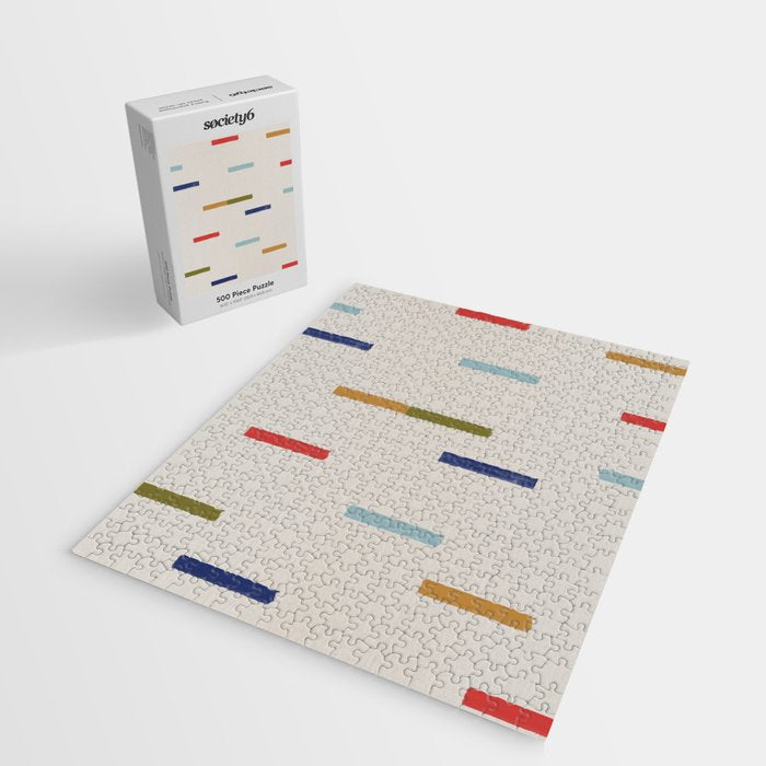 Simple Paper Modernist Art No.2 Jigsaw Puzzle Gallery Image 2