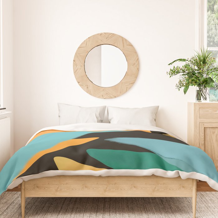 Modern Abstraction 7 Duvet Cover Gallery Image 3