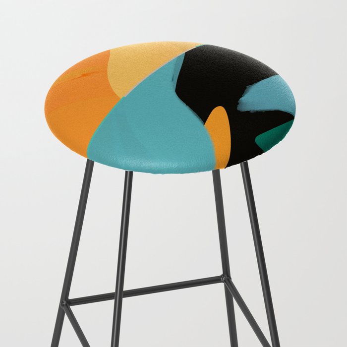 Modern Abstraction 7 Stool Gallery Image 2