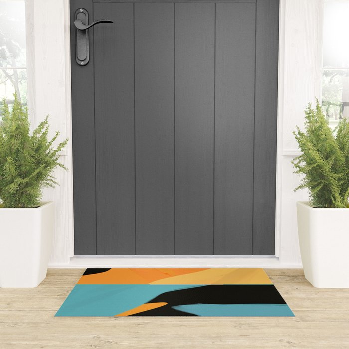 Modern Abstraction 7 Welcome Mat Gallery Image 3