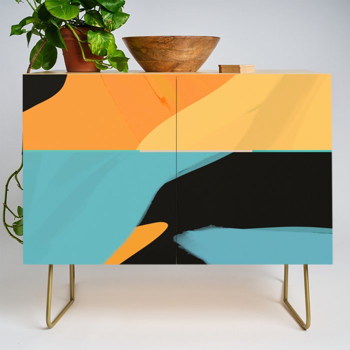 Modern Abstraction 7 Credenza Gallery Image 1