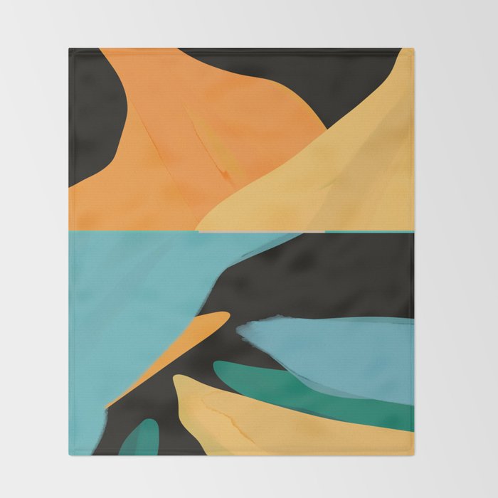 Modern Abstraction 7 Throw Blanket Gallery Image 2