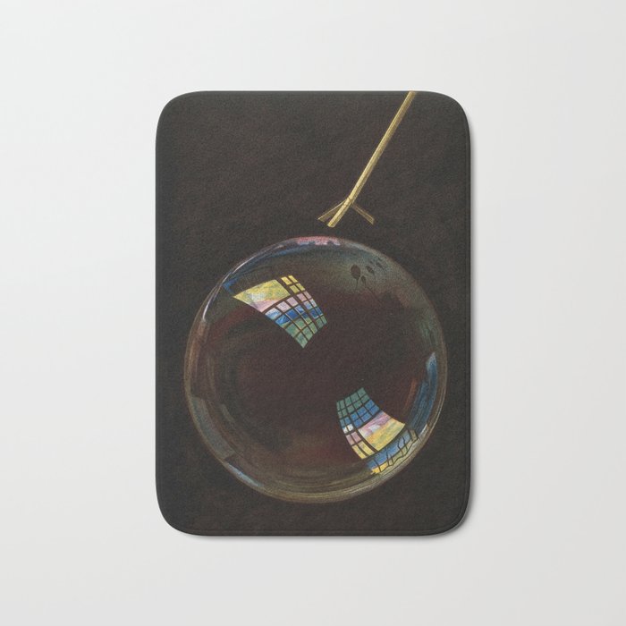 Light distribution on soap bubble from "Le monde physique," 1882 Bath Mat Gallery Image 1