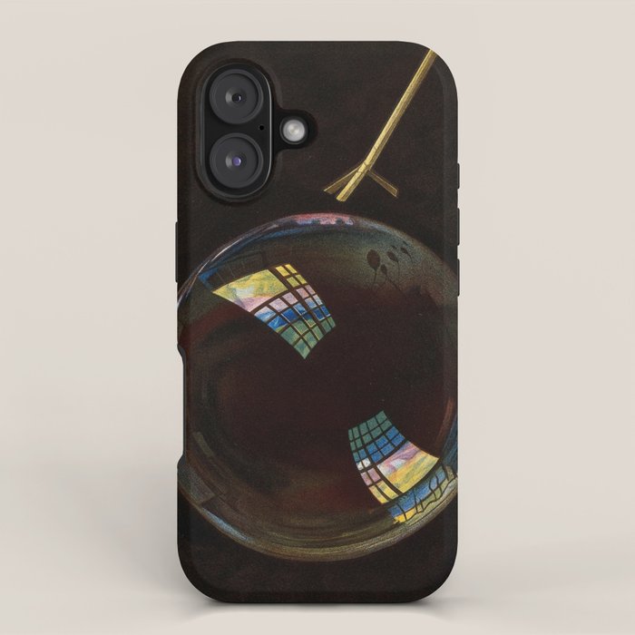 Light distribution on soap bubble from "Le monde physique," 1882 iPhone Case Gallery Image 1