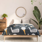 Golf Pattern (Black) Comforter Gallery Image 3