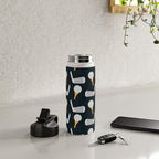 Golf Pattern (Black) Water Bottle Gallery Image 4