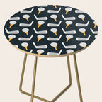 Golf Pattern (Black) Side Table Gallery Image 2