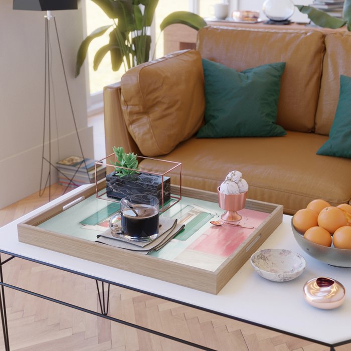 Burano Pastels - Venice Italy Serving Tray Gallery Image 2