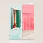 Burano Pastels - Venice Italy Stationery Card Gallery Image 2