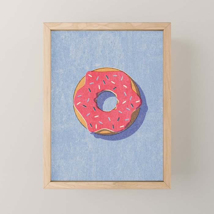 FAST FOOD / Donut Mini Art Print Gallery Image 1
