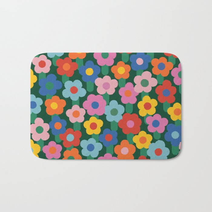 Summer Garden #6 Bath Mat Gallery Image 1
